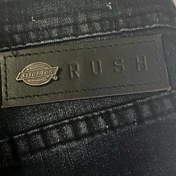 DICKIES Men’s Size 31 Black Skinny Jeans with Faded Dusted White Design NWOT $ - Picture 13 of 16